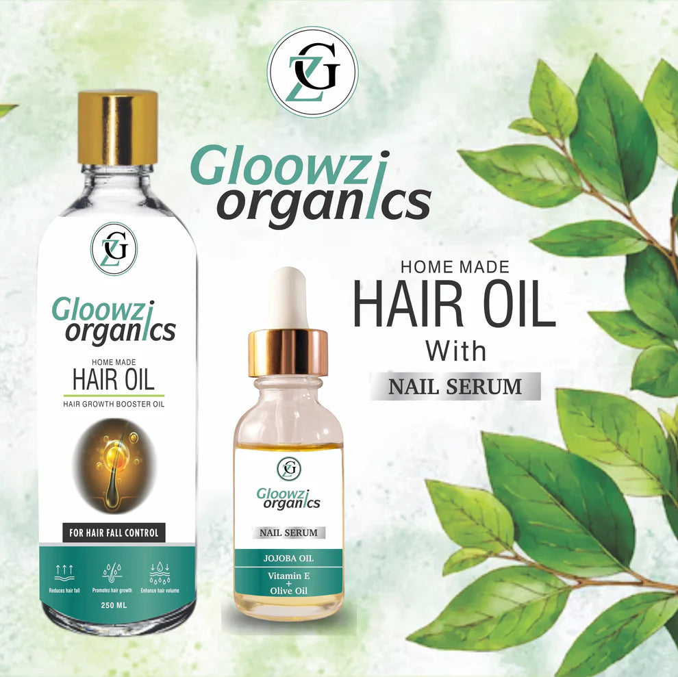 Glowzi Organic Hair Oil : Nature’s Touch for Radiant Beauty