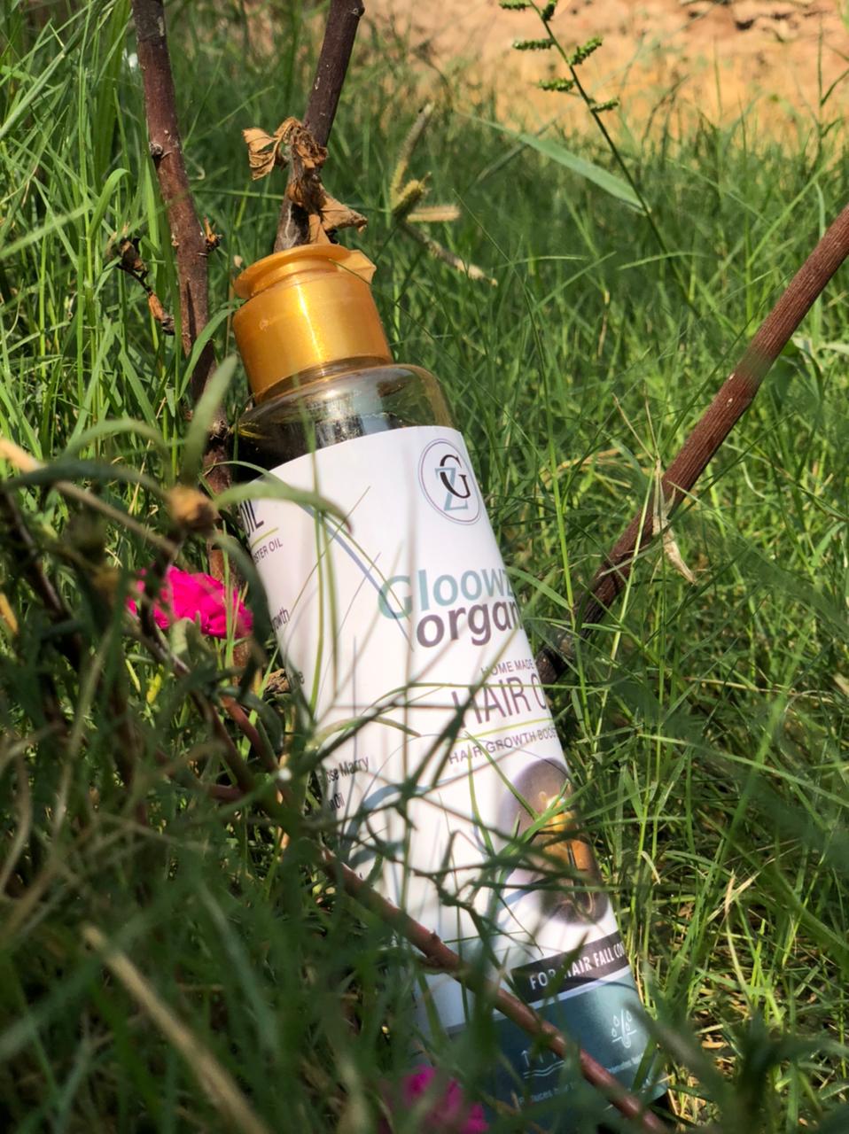 Glowzi Organic Hair Oil : Nature’s Touch for Radiant Beauty