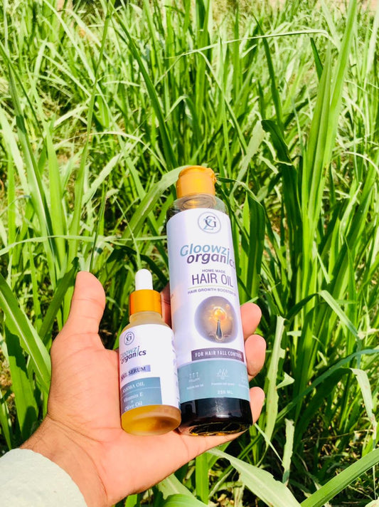 Glowzi Organic Hair Oil : Nature’s Touch for Radiant Beauty